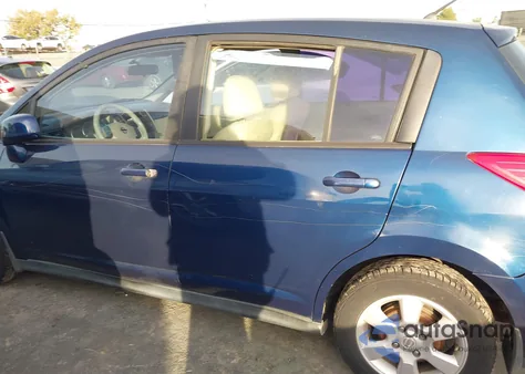 2007 Nissan Versa 1.8Sl из США, поврежденный, VIN 3N1BC13E17L459986